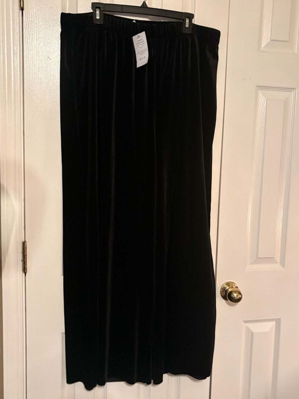 Zenana Kindred Mercantile Crushed Velvet Wide Leg Pants 3X NWT - Picture 4 of 8